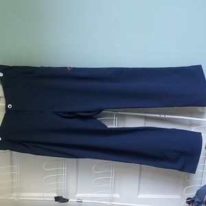 Roscoe Outdoor Hellroaring Nylon Blend Pants Lightweight Ripstop Navy 36 x 30